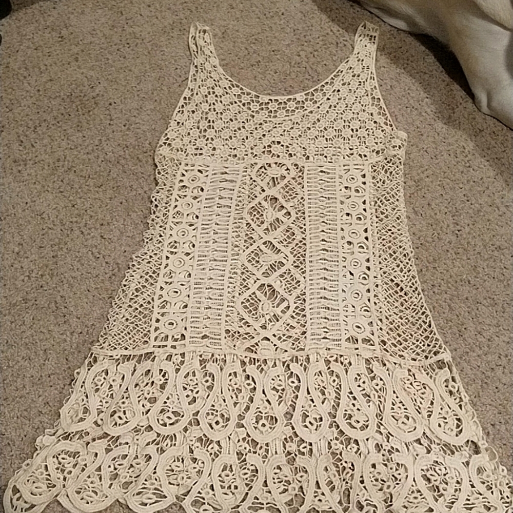 Crochet dress cover up